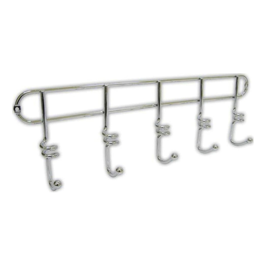 Nástěnný věšák TWIST 4,3x14,5 cm lesklý chrom