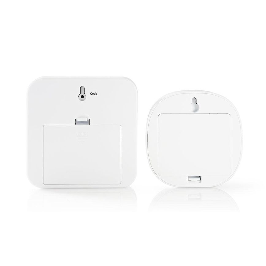 Alarm s bezdrátovým detektorem pohybu 6xAA bílá