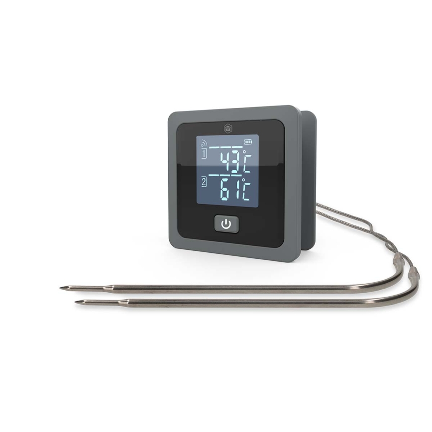 Chytrý digitální teploměr na maso s LCD displejem SmartLife 0-300 °C 2xAAA