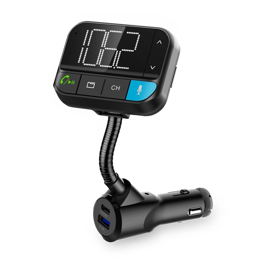 FM vysílač do auta s funkcí handsfree