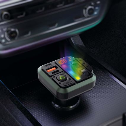 FM vysílač do auta s funkcí handsfree