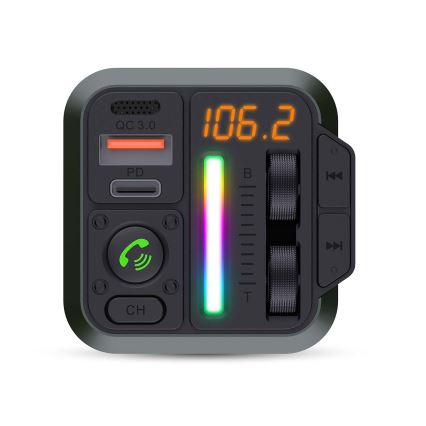 FM vysílač do auta s funkcí handsfree