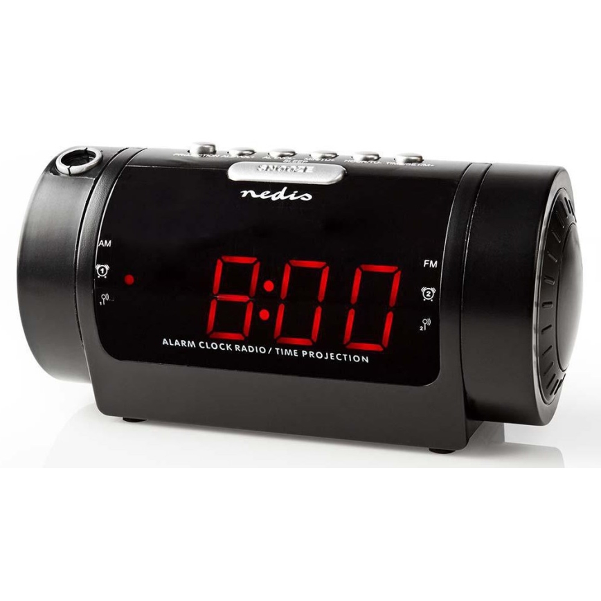 Radiobudík s LED displejem a projektorem 230V