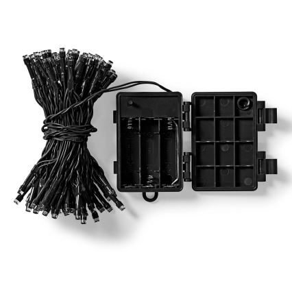 LED  venkovní řetěz 192xLED/7 funkcí/3xAA 14,9m IP44 teplá bílá