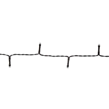 LED Venkovní  řetěz 96xLED/7 funkcí/3xAA 7,7m IP44 teplá bílá