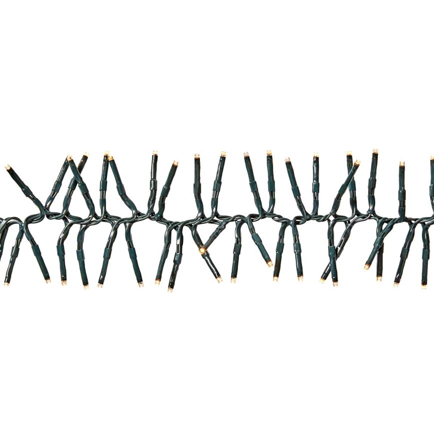 LED Venkovní  řetěz 1512xLED/7 funkcí 14m IP44 teplá bílá