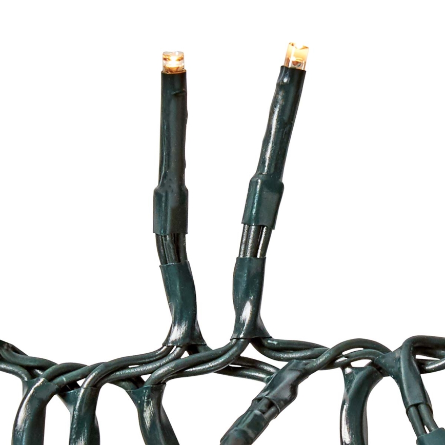 LED Venkovní  řetěz 768xLED/7 funkcí 8,6m IP44 teplá bílá