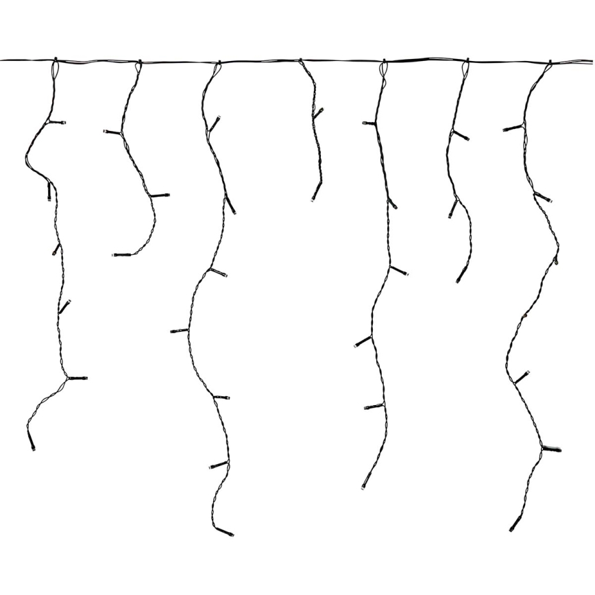 LED Venkovní  závěs 180xLED/7 funkcí 10,9m IP44 teplá bílá