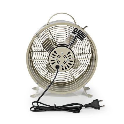 Stolní ventilátor RETRO 20W/230V šedá ø25 cm