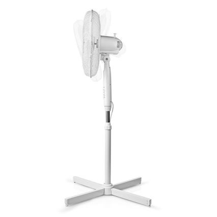 Stojanový ventilátor 40W/230V bílá + dálkové ovládání