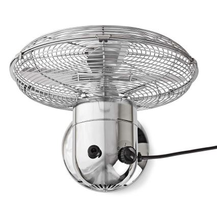 Stolní ventilátor 35W/230V lesklý chrom