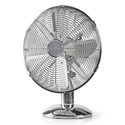 Stolní ventilátor 35W/230V lesklý chrom