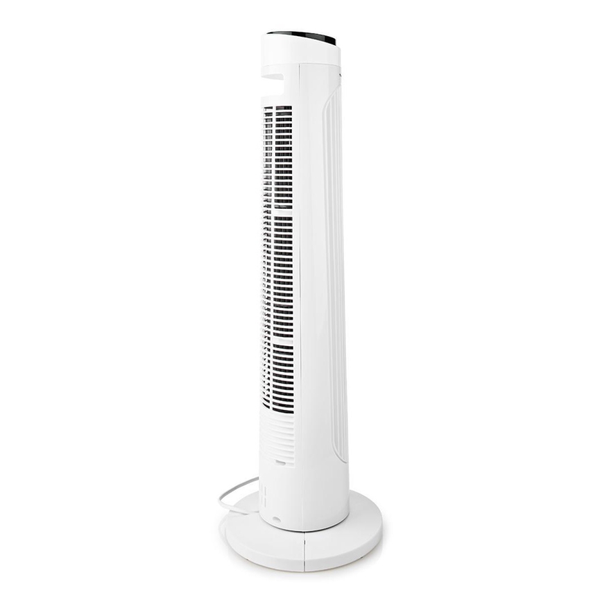 Sloupový ventilátor 50W/230V bílá + dálkové ovládání