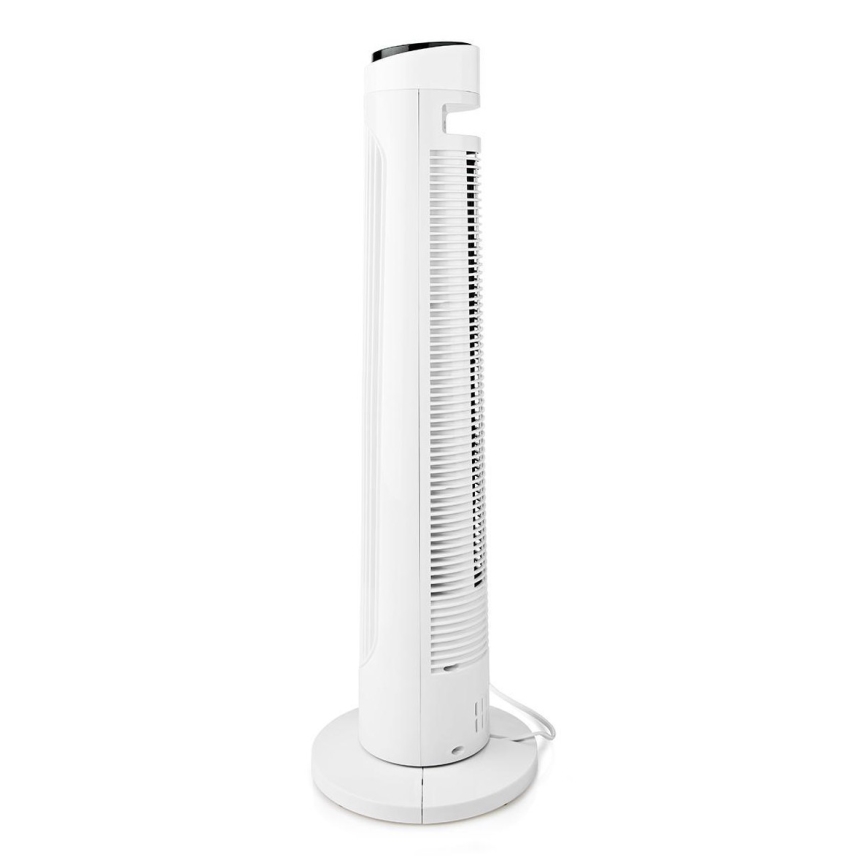 Sloupový ventilátor 50W/230V bílá + dálkové ovládání