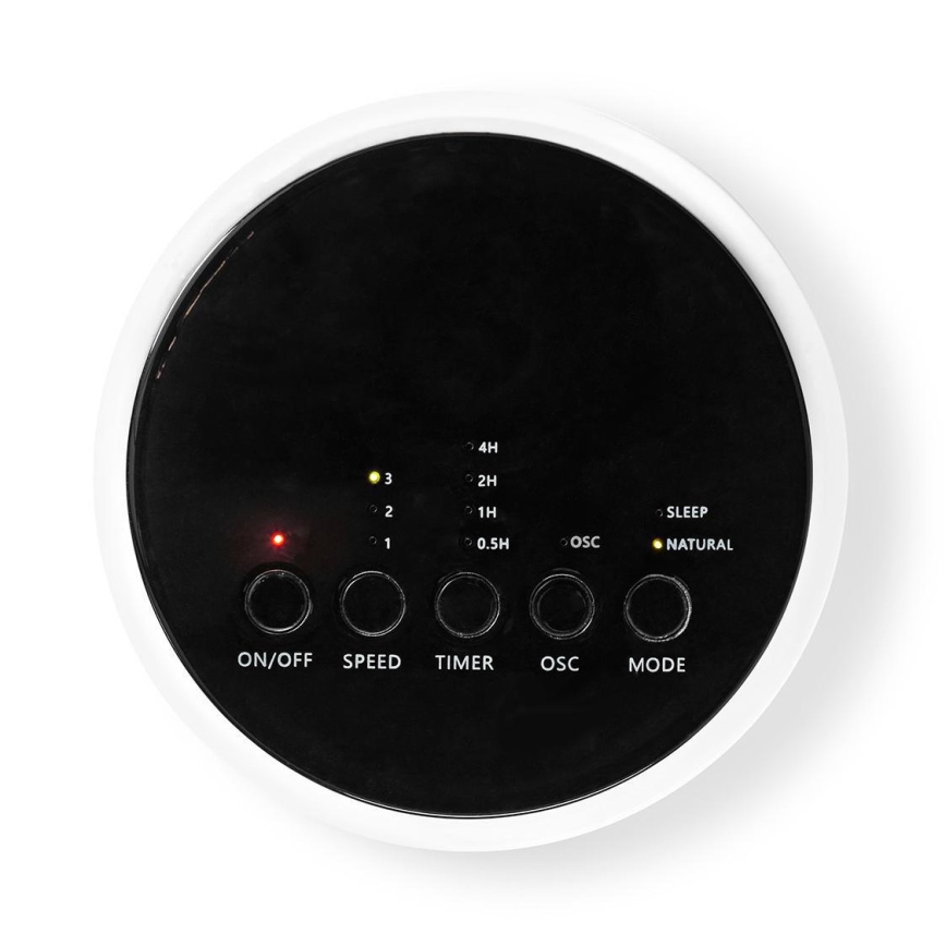 Sloupový ventilátor 50W/230V bílá + dálkové ovládání