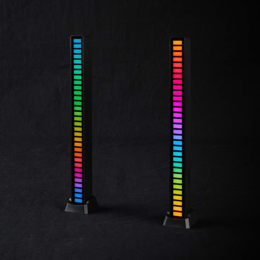 SADA 2x LED RGB Nabíjecí stolní lampa LED/250 mAh