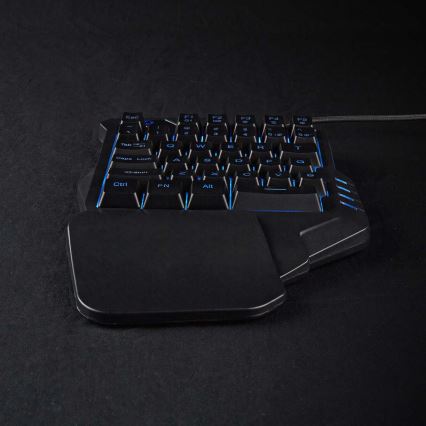LED RGB Jednoruční herní klávesnice 5V