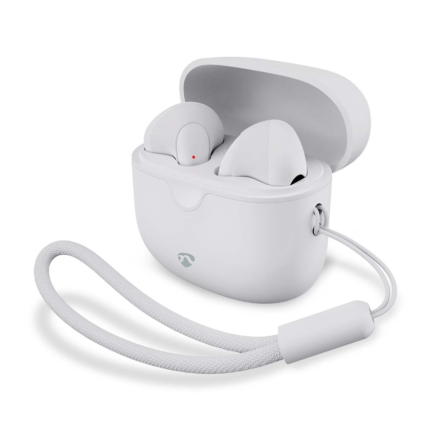 Bezdrátová sluchátka 250 mAh + 2x 30 mAh bílá