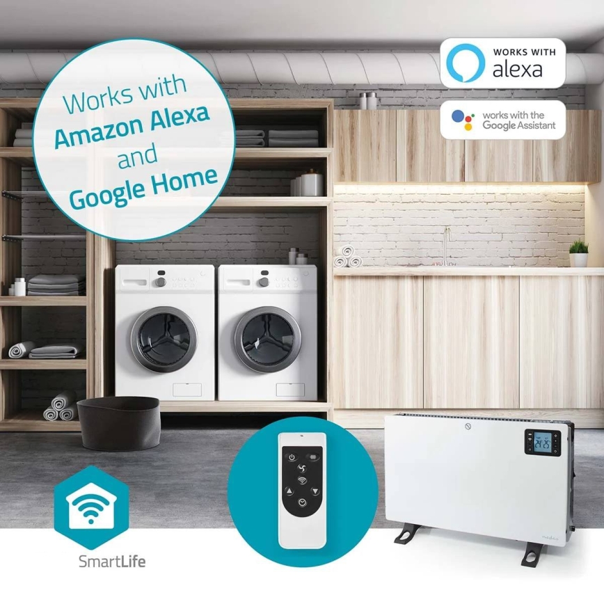 Elektrický přímotop/konvektor 750/1250/2000W/230V Wi-Fi Tuya + dálkové ovládání
