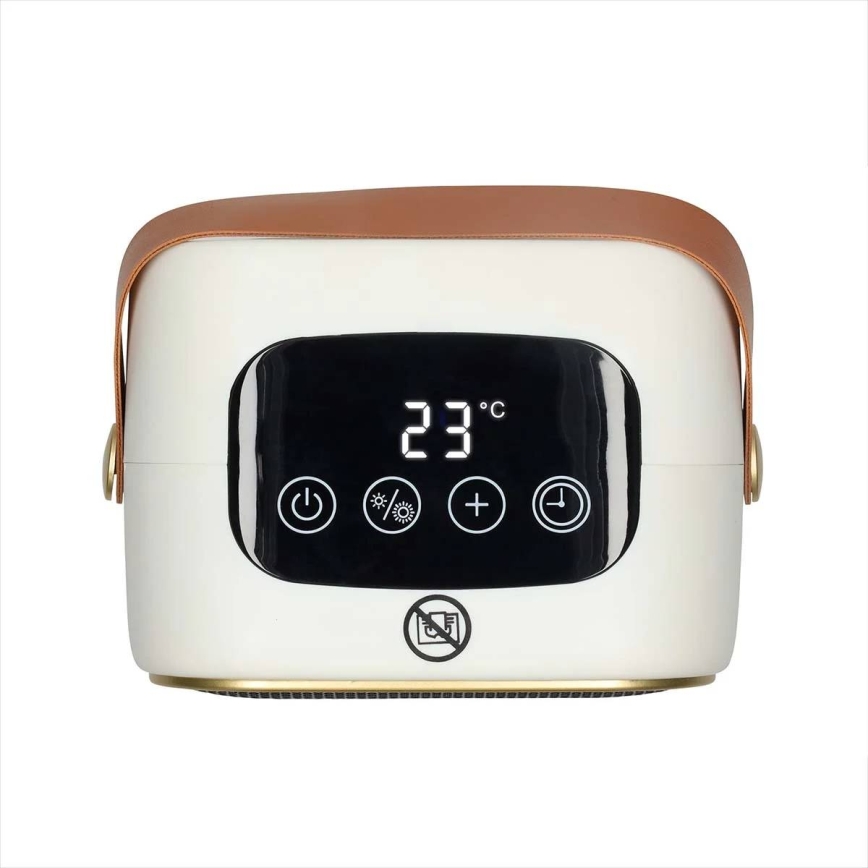 Ventilátor s topným tělesem a LED displejem 900/1200W/230V