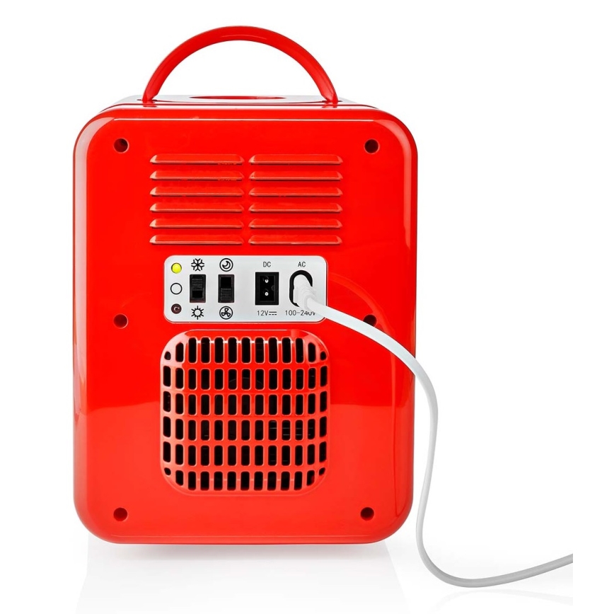 Přenosná mini lednička 50W/230V červená