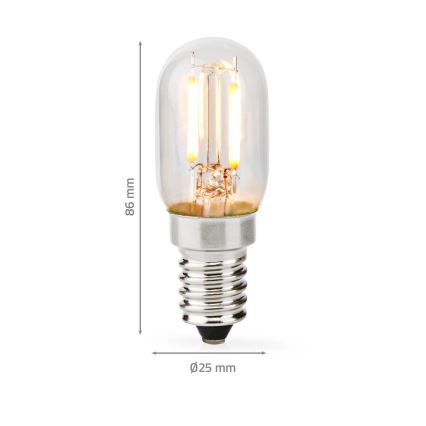 LED Žárovka do digestoře T25 E14/2W/230V 2700K