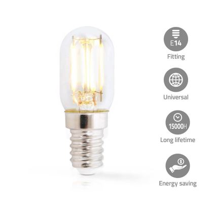 LED Žárovka do lednice T22 E14/1,5W/230V 1800K