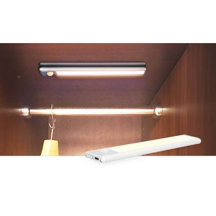 LED Nabíjecí magnetické osvětlení skříně se senzorem pohybu LED/1W/1100 mAh 3000K
