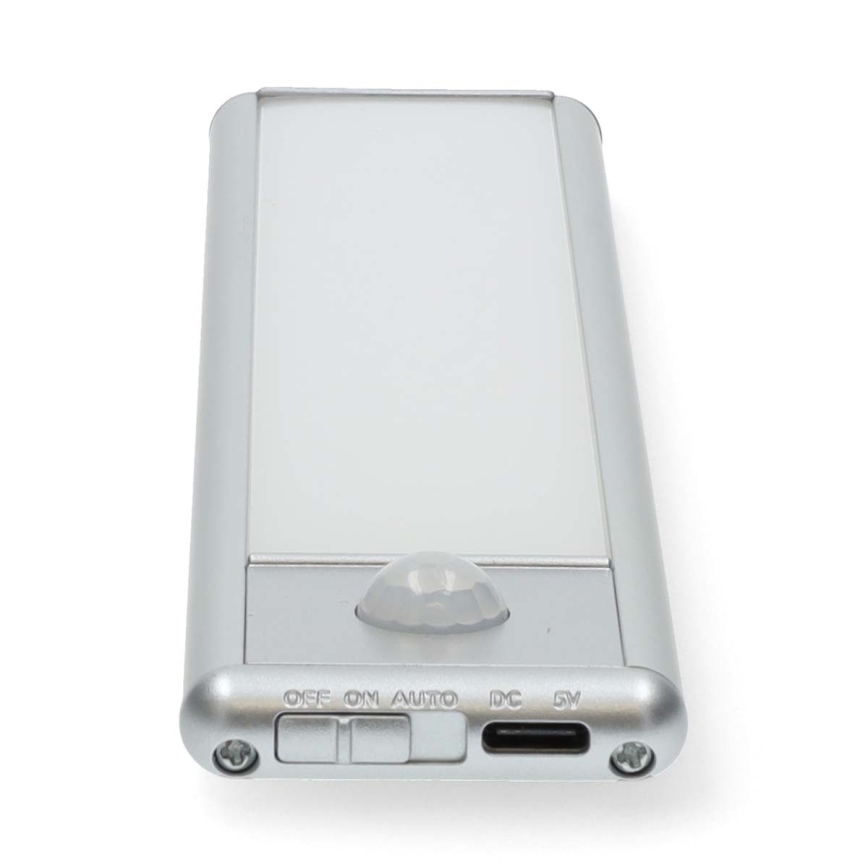 LED Nabíjecí magnetické osvětlení skříně se senzorem pohybu LED/1W/1100 mAh 3000K