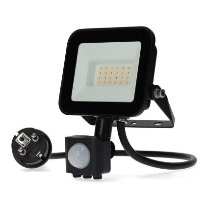 LED Reflektor se senzorem LED/20W/230V 4000K IP44