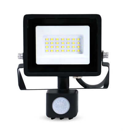 LED Reflektor se senzorem pohybu a soumraku do zásuvky LED/20W/230V IP44