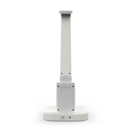 LED Stmívatelná nabíjecí dotyková stolní lampa s displejem LED/7,5W/1200 mAh 3000/4000/5700K CRI 90 bílá
