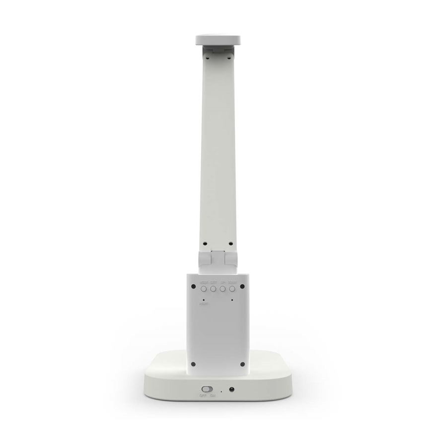 LED Stmívatelná nabíjecí dotyková stolní lampa s displejem LED/7,5W/1200 mAh 3000/4000/5700K CRI 90 bílá