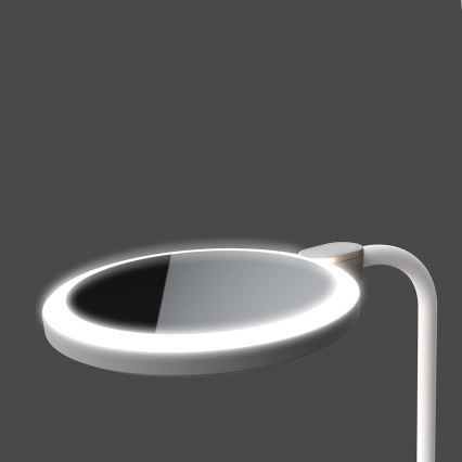 LED Stmívatelná nabíjecí dotyková lampa se zrcátkem LED/6W/1200 mAh 3000/4000/5700K CRI 90 bílá