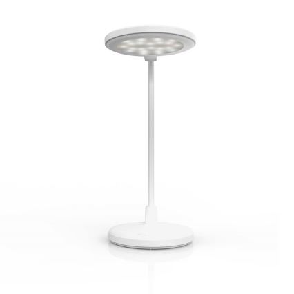 LED Stmívatelná nabíjecí dotyková lampa se zrcátkem LED/6W/1200 mAh 3000/4000/5700K CRI 90 bílá