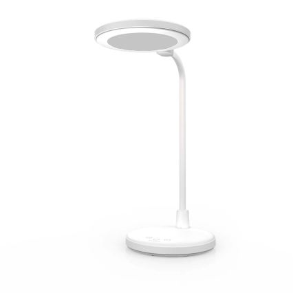 LED Stmívatelná nabíjecí dotyková lampa se zrcátkem LED/6W/1200 mAh 3000/4000/5700K CRI 90 bílá
