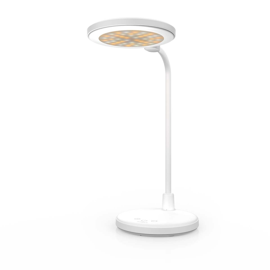 LED Stmívatelná nabíjecí dotyková lampa se zrcátkem LED/6W/1200 mAh 3000/4000/5700K CRI 90 bílá