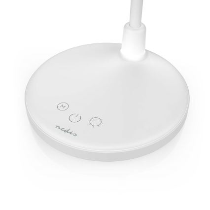 LED Stmívatelná nabíjecí dotyková lampa se zrcátkem LED/6W/1200 mAh 3000/4000/5700K CRI 90 bílá