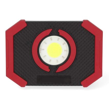 LED Stmívatelný nabíjecí reflektor s power bankou LED/10W/3000 mAh IPX2