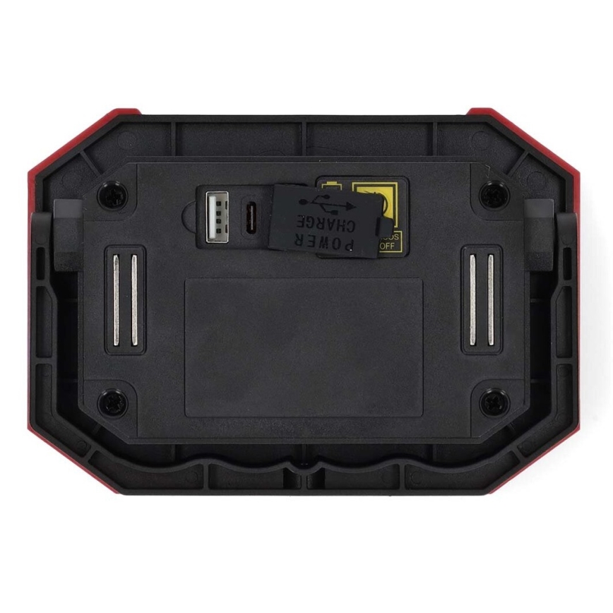 LED Stmívatelný nabíjecí reflektor s power bankou LED/10W/3000 mAh IPX2