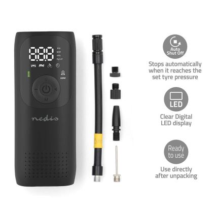 Digitální kapesní kompresor 4000 mAh 5V