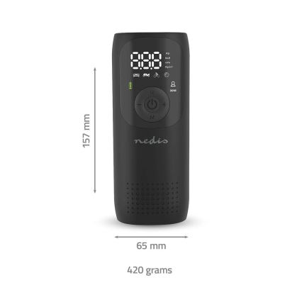 Digitální kapesní kompresor 4000 mAh 5V
