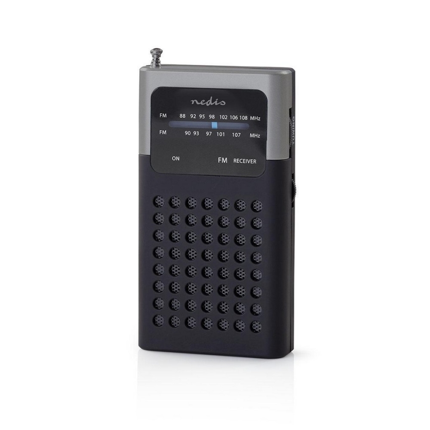Kapesní FM rádio 1,5W/2xAAA