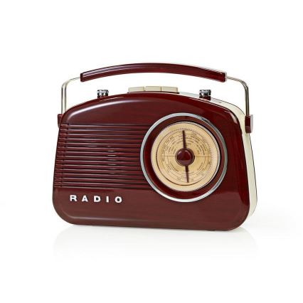 FM Rádio 4,5W/230V hnědá