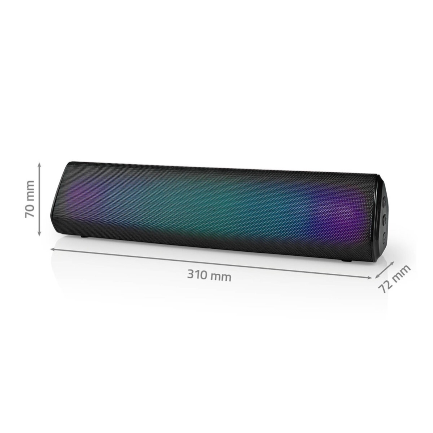 LED RGB Nabíjecí reproduktor 18W/1200 mAh