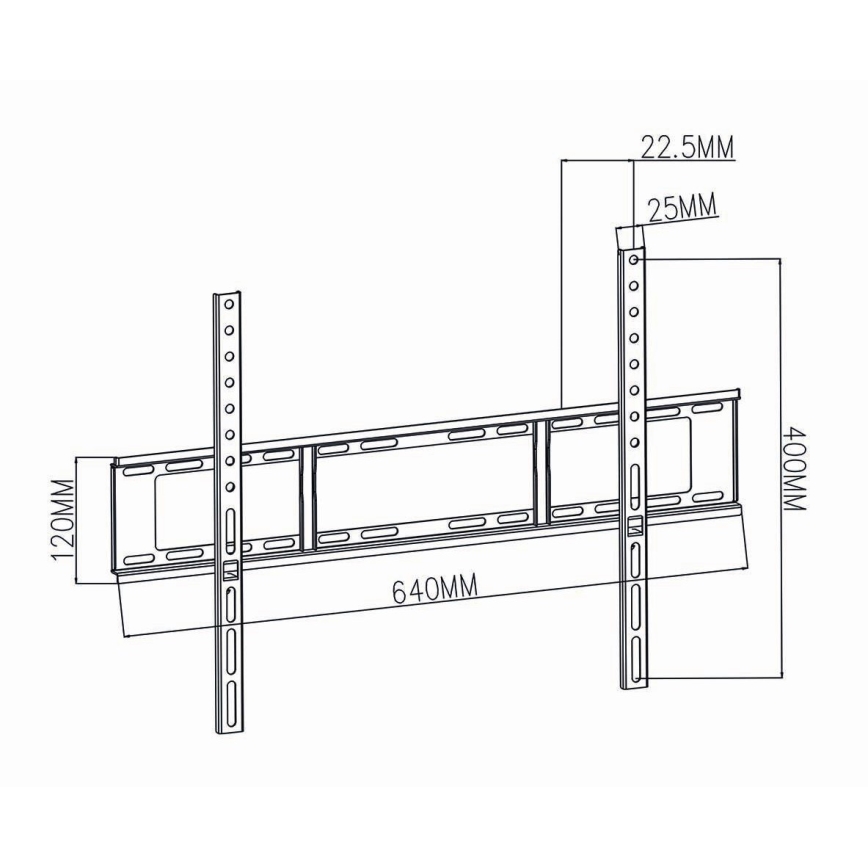 Nástěnný držák pro TV 37-70” max. 35 kg