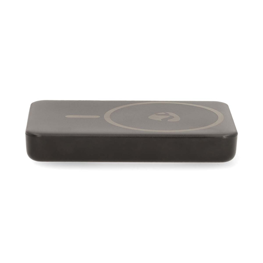Power Bank 2v1 magnetická s bezdrátovým nabíjením MagSafe 5000 mAh černá