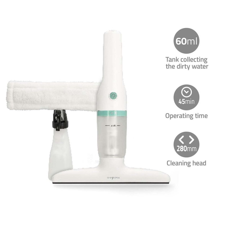 Nabíjecí okenní vysavač 12W/2200 mAh IPX4