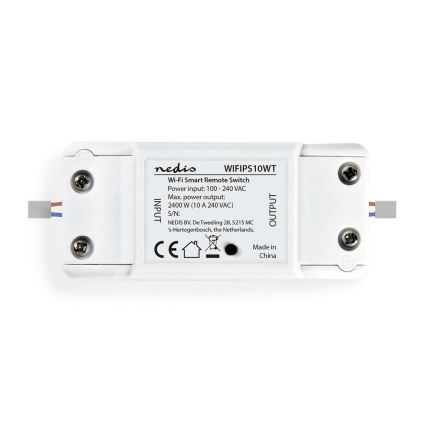 Spínač pro elektrický obvod 2500W/230V/17dBm Wi-Fi