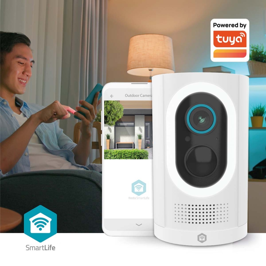 Chytrá kamera 3MP Full HD 1296p 6700 mAh Wi-Fi Tuya IP65